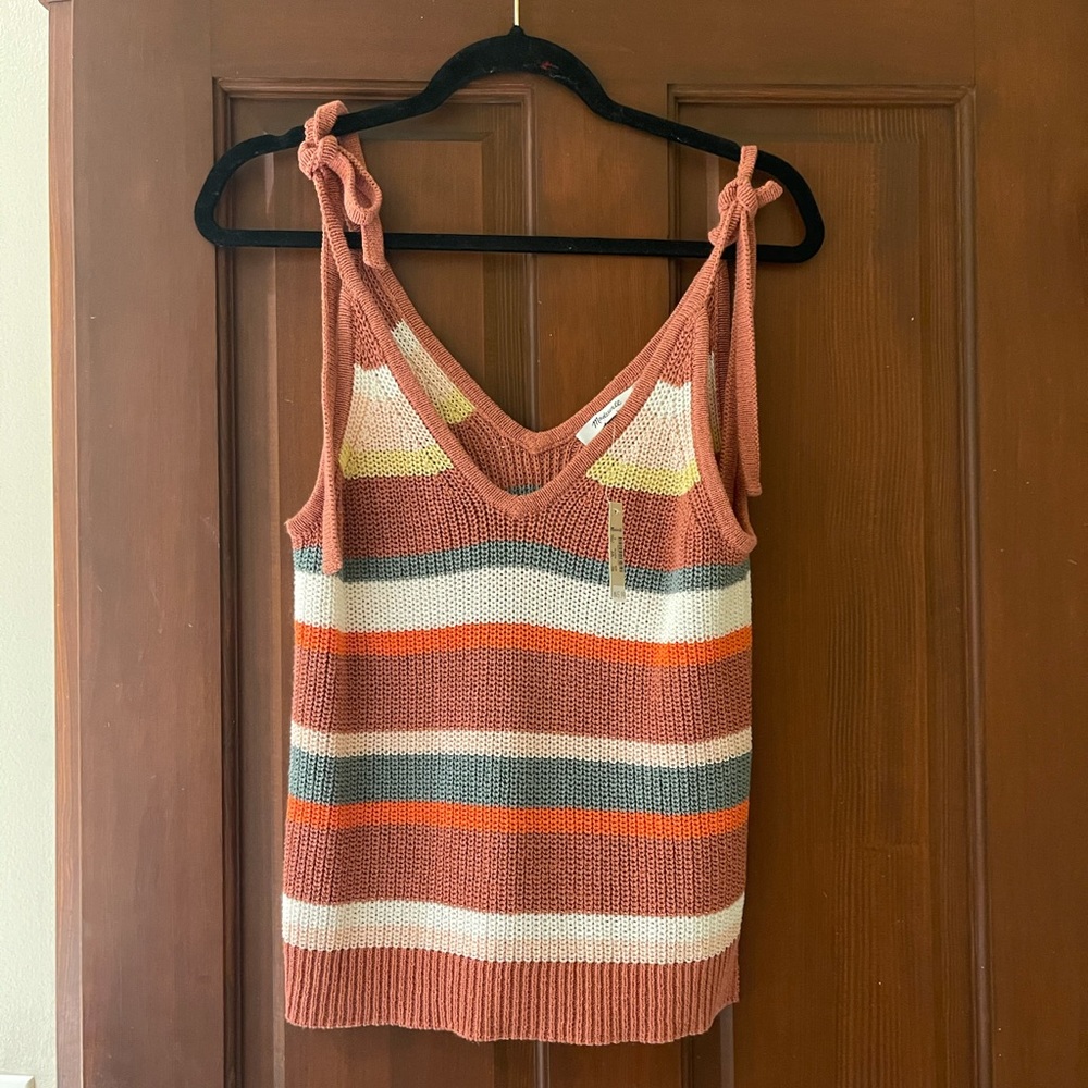 Madewell tie tank - Picture 1 of 1